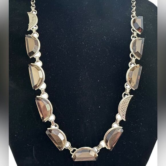 NWT Coldwater Creek Cresent Fashion Necklace - Picture 2 of 6
